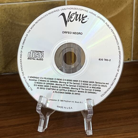 Black Orpheus Soundtrack CD 1959 Batucada Carnaval Brazil Verve - Picture 3 of 9